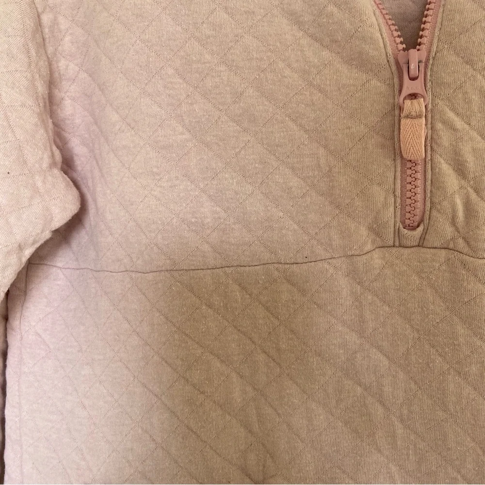 JCrew crewcuts quilted half zip pull over‎ size 12-14 youth